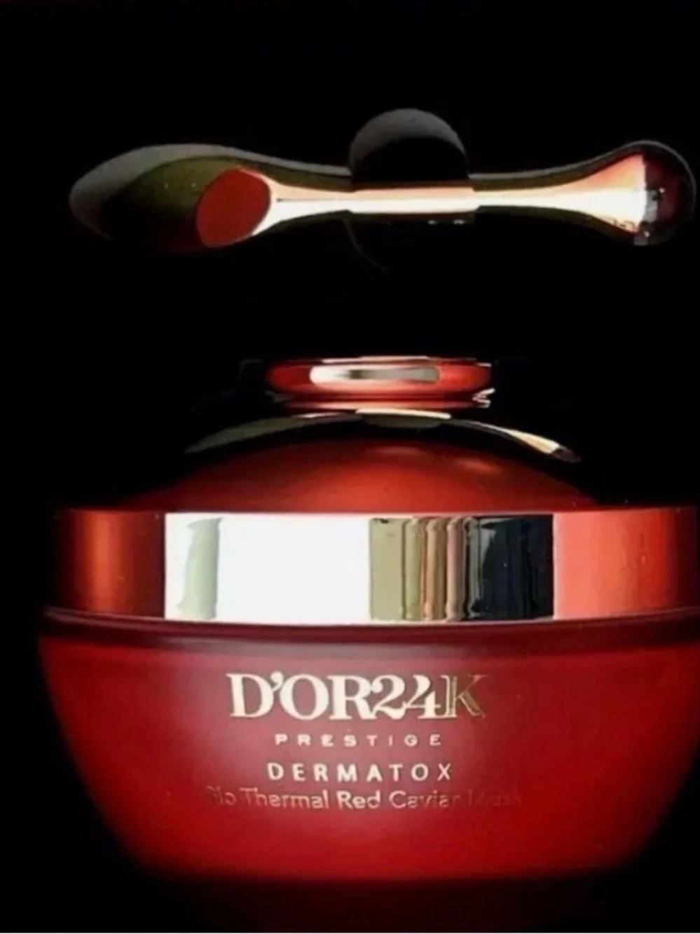 D'OR24K Prestige DermatoX Bio Thermal Red Caviar Mask - Red
